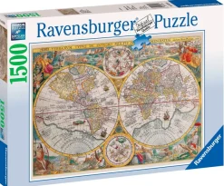 Ravensburger Carte du monde de 1594 - 1500 pièces