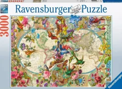 Ravensburger Carte mondiale des papillons - puzzle de 3000 pièces