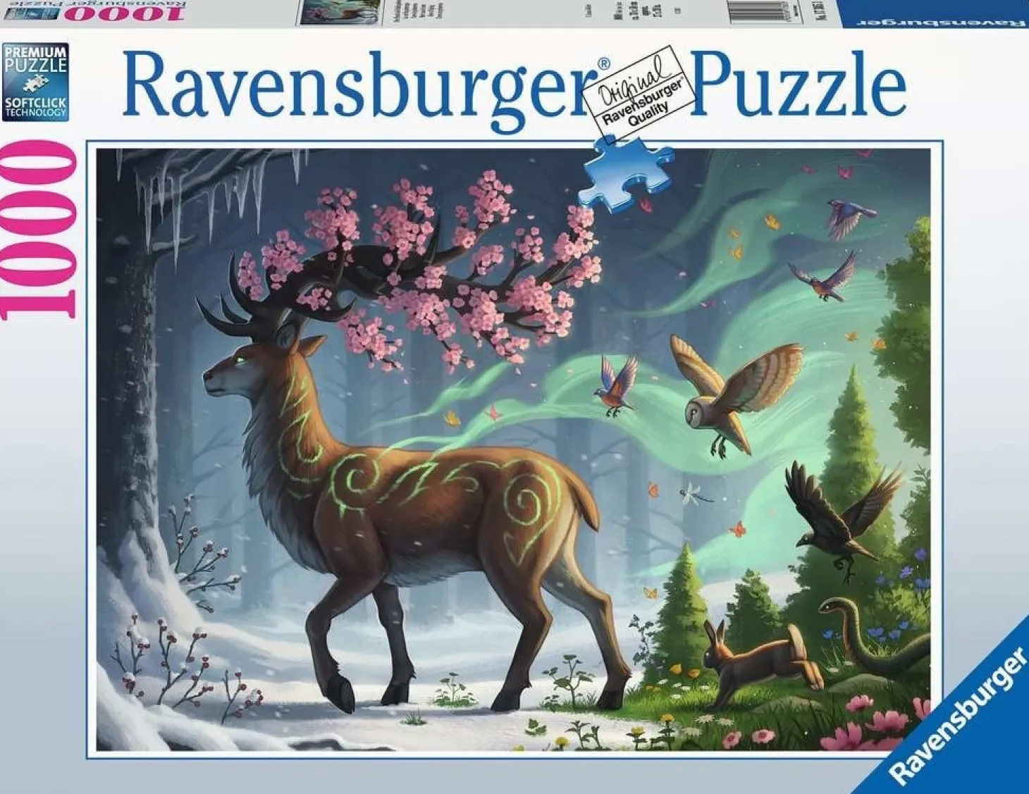 Ravensburger Cerf du printemps - puzzle de 1000 pièces