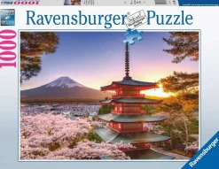 Ravensburger Cerisiers en fleurs du Mont Fuji, Japon - puzzle de 1000 pièces