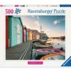 Ravensburger Chalets pour bateaux à Smögen, Suède - puzzle de 500 pièces