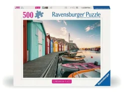 Ravensburger Chalets pour bateaux à Smögen, Suède - puzzle de 500 pièces