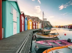 Ravensburger Chalets pour bateaux à Smögen, Suède - puzzle de 500 pièces