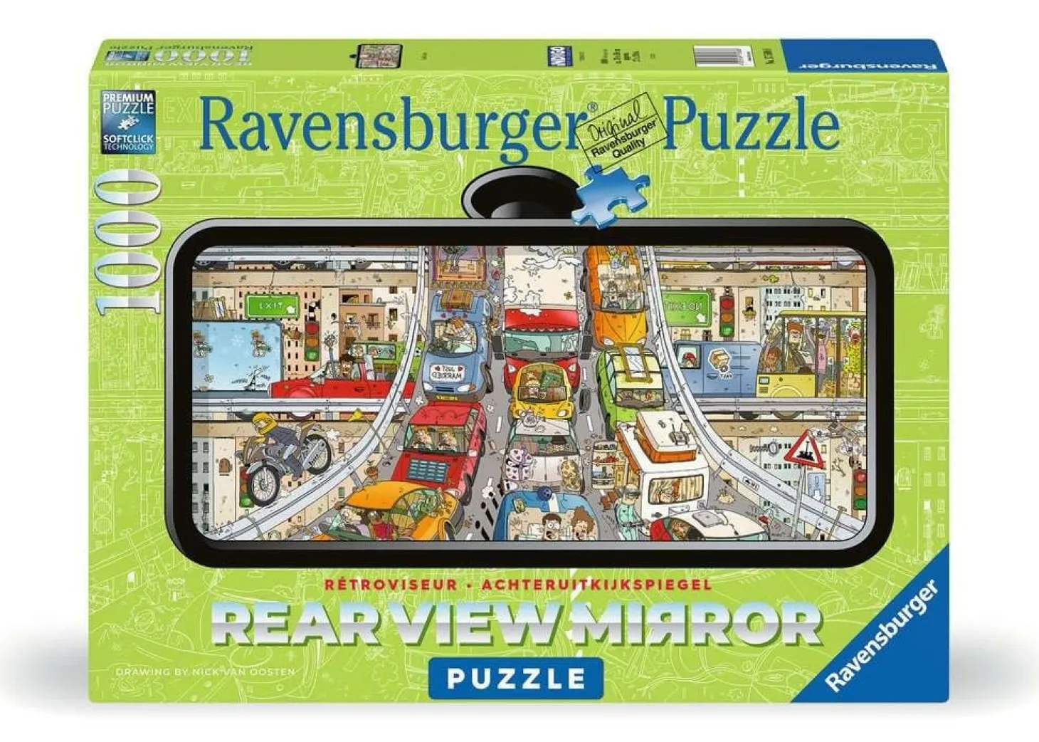 Ravensburger Chaos sur la route - Rétroviseur - puzzle de 1000 pièces