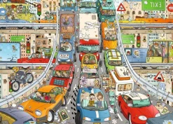 Ravensburger Chaos sur la route - Rétroviseur - puzzle de 1000 pièces