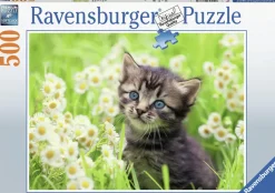 Ravensburger Chaton dans la prairie- puzzle de 500 pièces