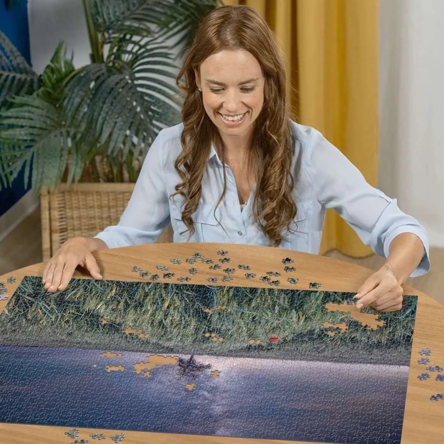 Ravensburger Ciel nocturne sur le champ de maïs - puzzle de 1500 pièces