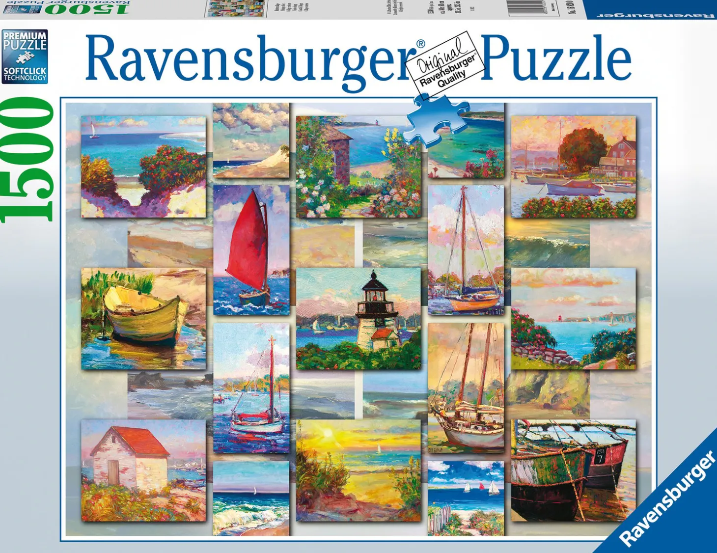 Ravensburger Collage côtier - puzzle de 1500 pièces