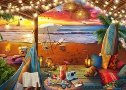 Ravensburger Coucher de soleil sur la plage - 500 pièces XL