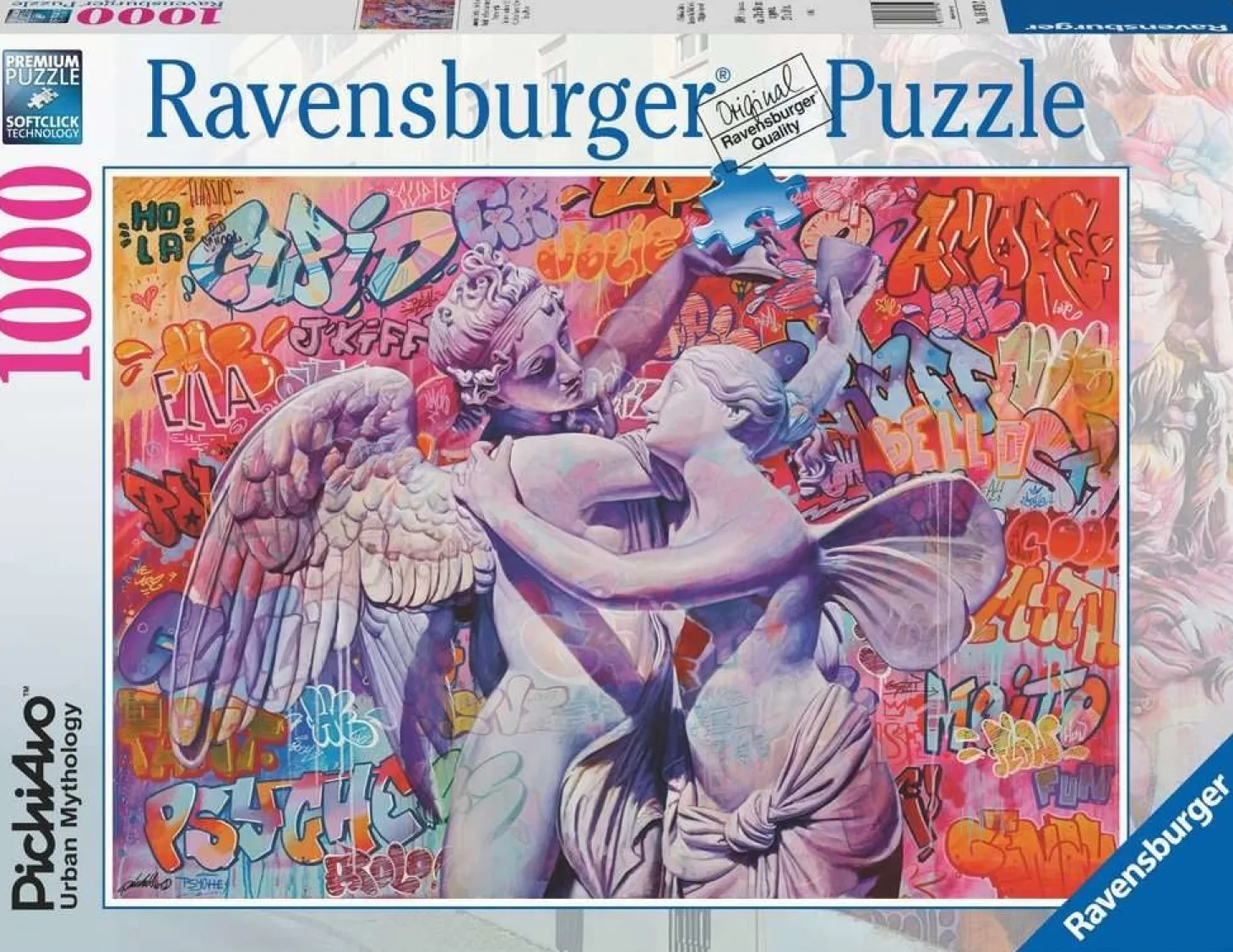 Ravensburger Cupidon et Psyché en amour - puzzle de 1000 pièces