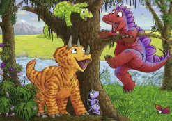 Ravensburger Des dinosaures joyeux - 2 puzzles de 24 pièces