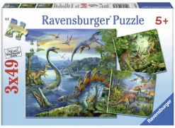 Ravensburger Dinosaures - 3 x 49 pièces