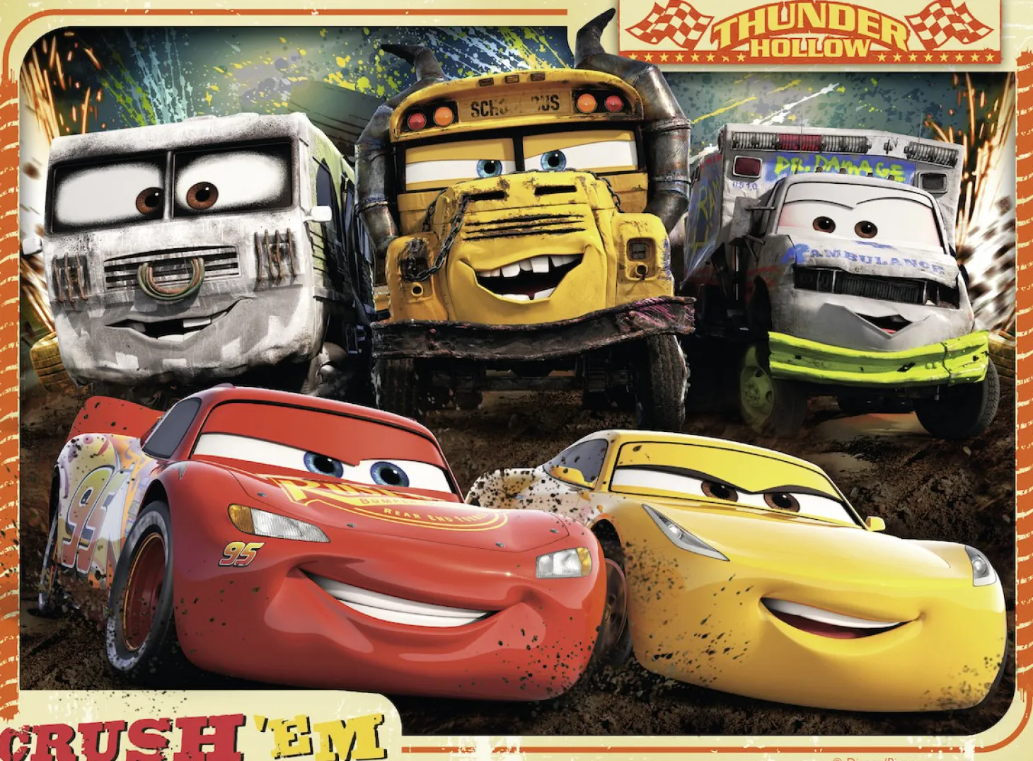 Ravensburger Disney Cars - 12+16 +20 +24 pièces
