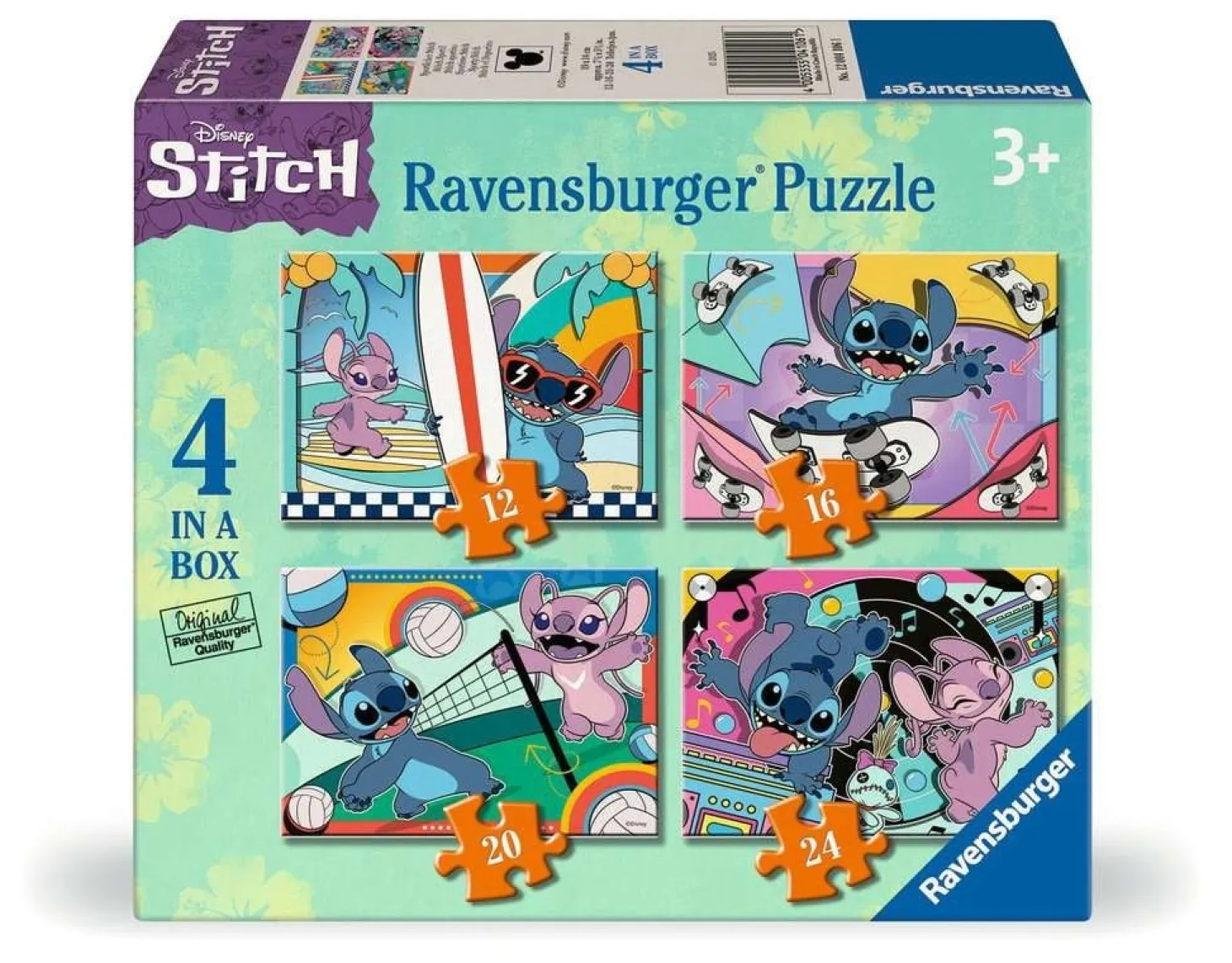 Ravensburger Disney Stitch - 12+16 +20 +24 pièces