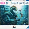 Ravensburger Dragon, sirène et tortues des profondeurs - puzzle de 1000 pièces