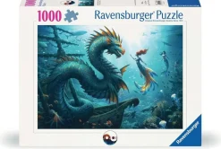Ravensburger Dragon, sirène et tortues des profondeurs - puzzle de 1000 pièces