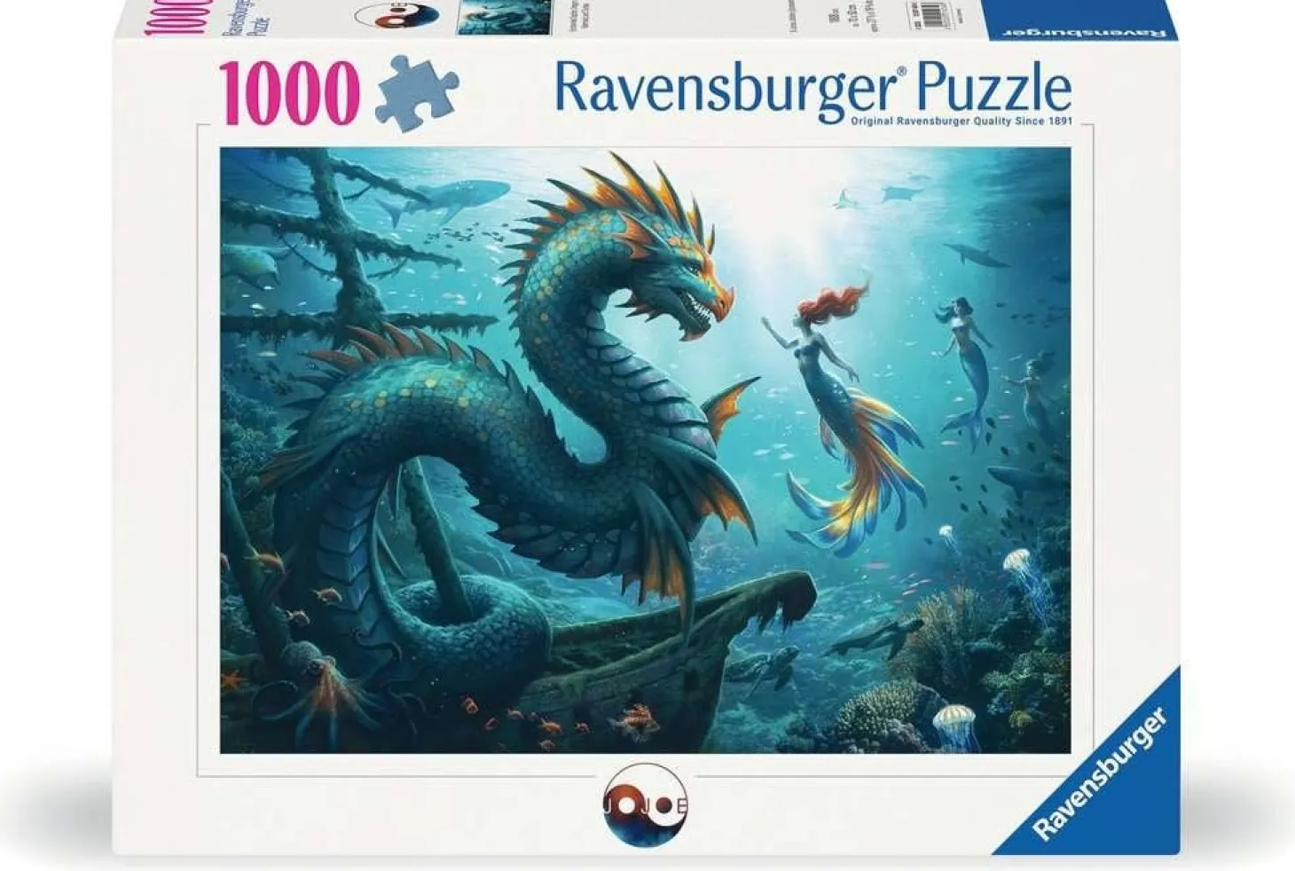 Ravensburger Dragon, sirène et tortues des profondeurs - puzzle de 1000 pièces