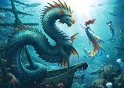 Ravensburger Dragon, sirène et tortues des profondeurs - puzzle de 1000 pièces