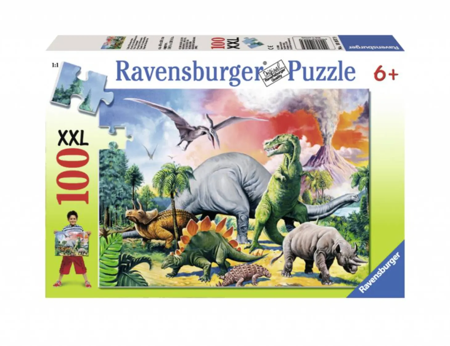 Ravensburger Entre les dinosaures - 100 pièces XXL