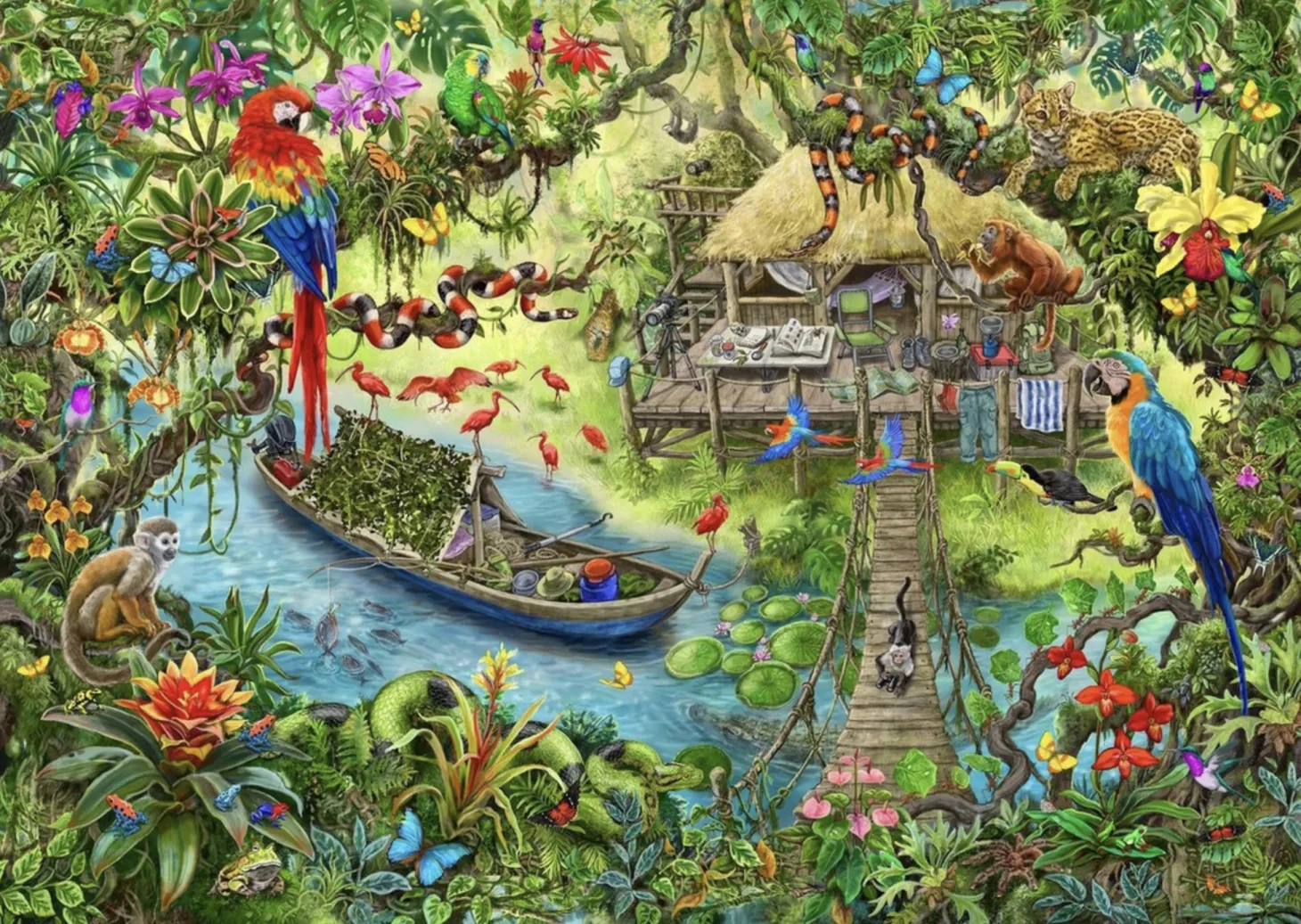 Ravensburger Escape Puzzle Kids: Jungle - 368 pièces
