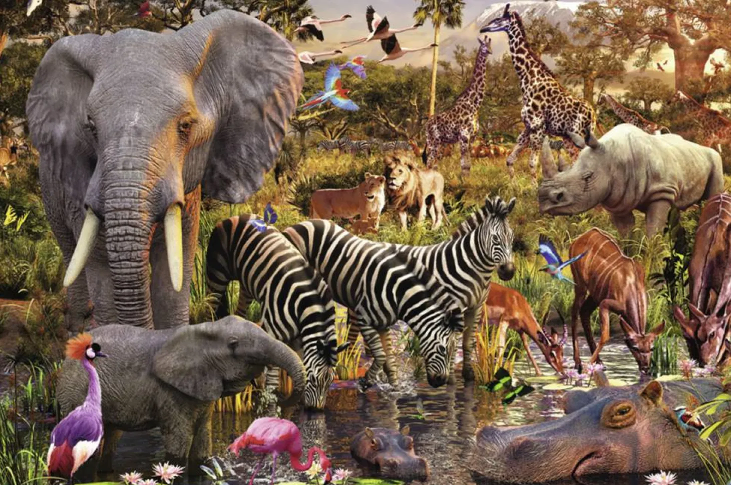 Ravensburger faune africaine - 3000 pièces