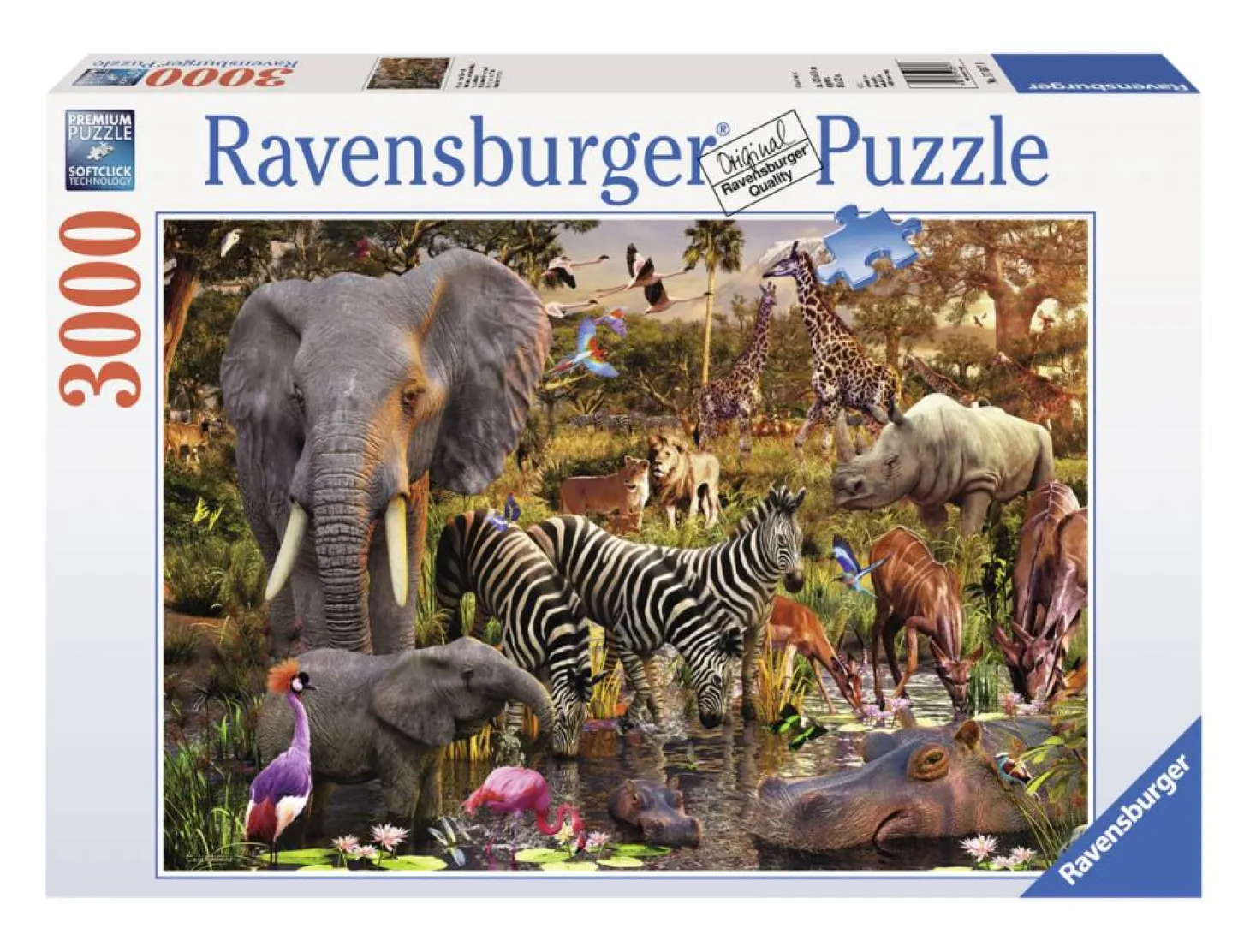 Ravensburger faune africaine - 3000 pièces