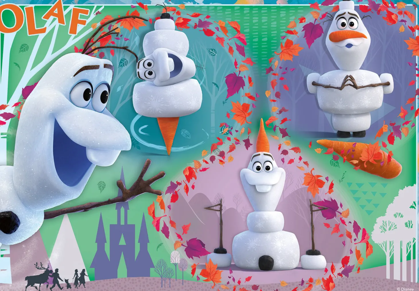 Ravensburger Frozen 2 - Olaf - 2 puzzles de 12 pièces