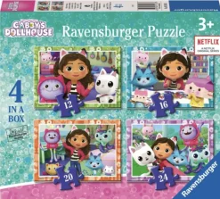 Ravensburger Gabby's Dollhouse - 12+16 +20 +24 pièces