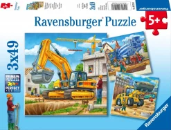 Ravensburger Grands véhicules de construction - 3 x 49 pièces