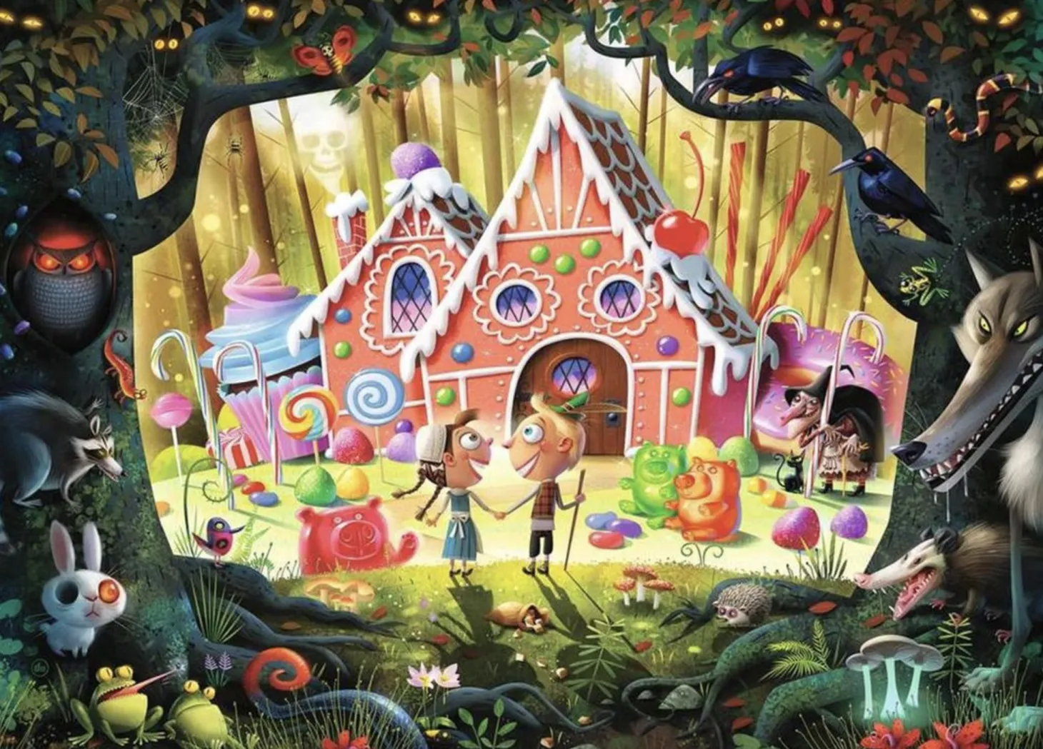 Ravensburger Hansel et Gretel - Dean MacAdam - puzzle de 1000 pièces
