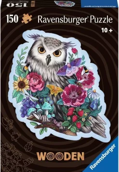 Ravensburger Hibou secret - Puzzle de contour en bois - 150 pièces