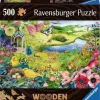 Ravensburger Jardin sauvage - Puzzle de contour en bois - 500 pièces