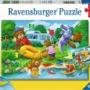 Ravensburger La famille Ours au camp - 2 puzzles de 24 pièces