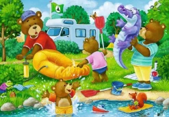 Ravensburger La famille Ours au camp - 2 puzzles de 24 pièces