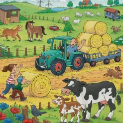 Ravensburger La ferme - 3 puzzles de 49 pièces