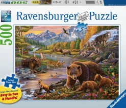 Ravensburger La vie sauvage- 500 pièces XL