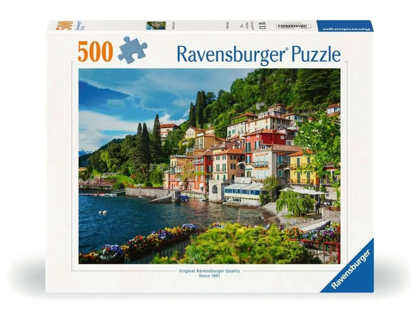 Ravensburger Lac Como en Italie - puzzle de 500 pièces