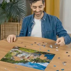 Ravensburger Lac Como en Italie - puzzle de 500 pièces