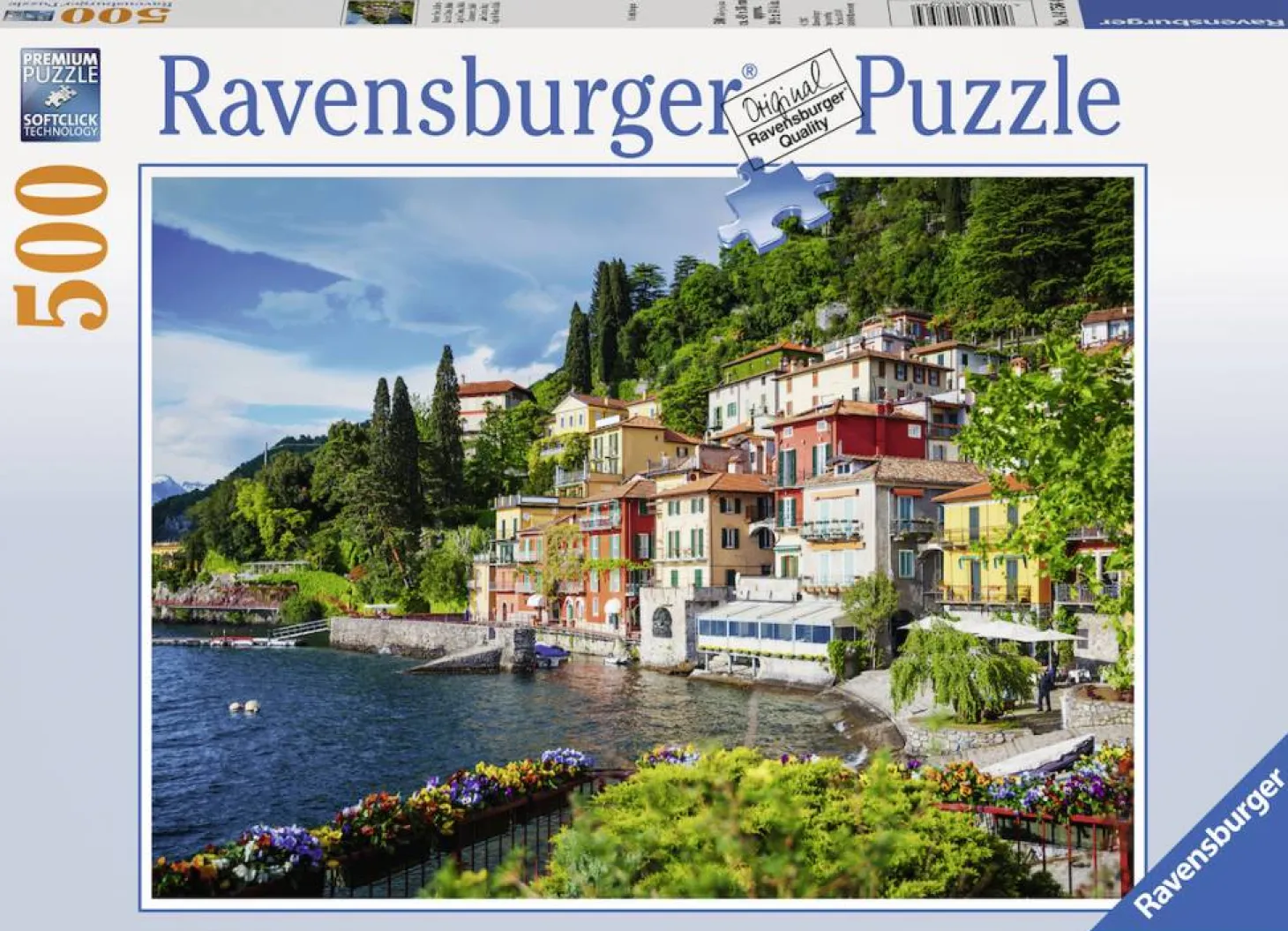 Ravensburger Lac Como en Italie - puzzle de 500 pièces