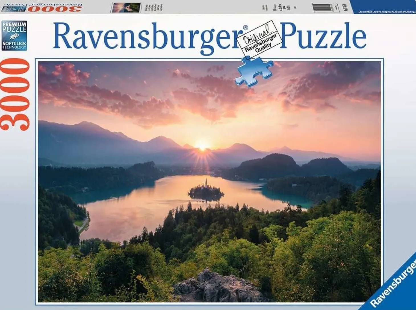 Ravensburger Lac de Bled, Slovénie - puzzle de 3000 pièces