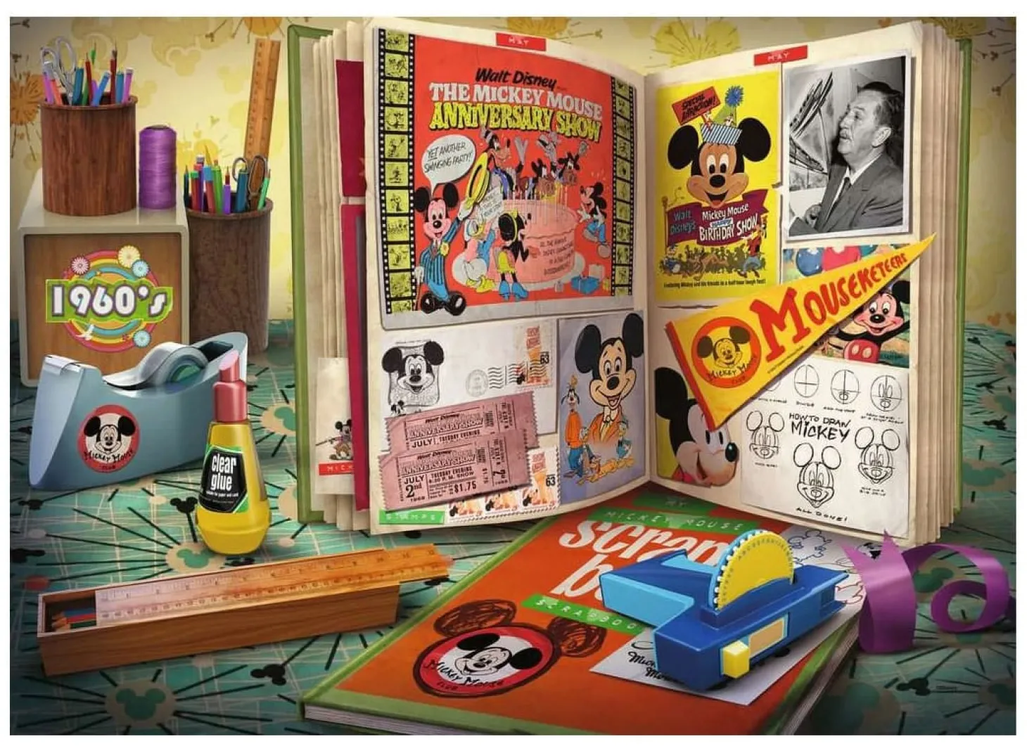 Ravensburger L'anniversaire de Mickey 1960 - Disney Collector's Edition - 1000 pièces