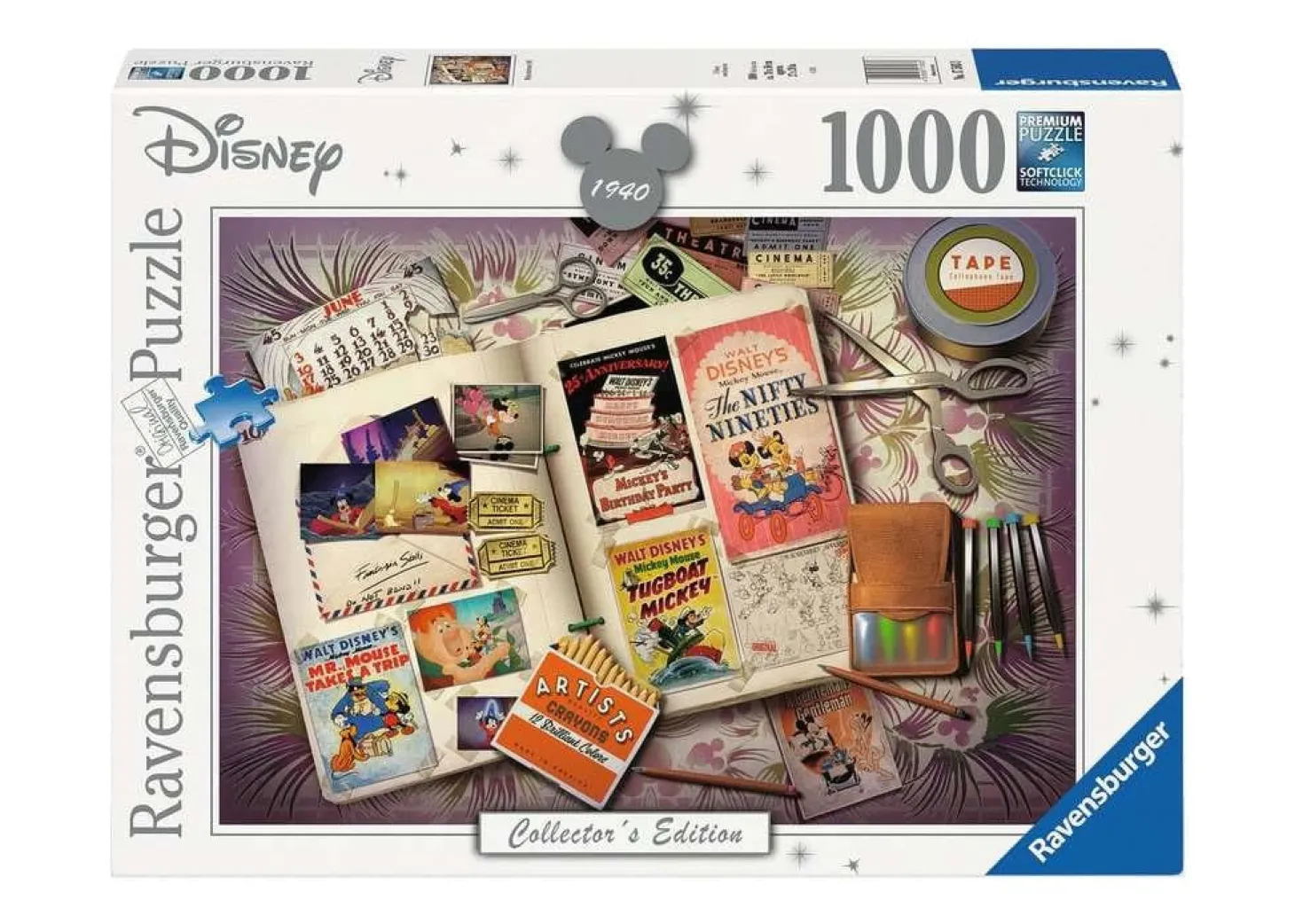 Ravensburger L'anniversaire de Mickey 1940 - Disney Collector's Edition - 1000 pièces
