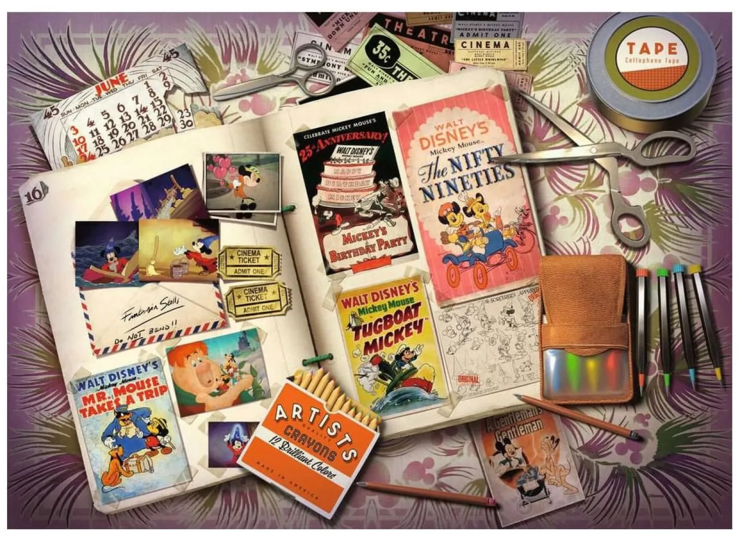 Ravensburger L'anniversaire de Mickey 1940 - Disney Collector's Edition - 1000 pièces