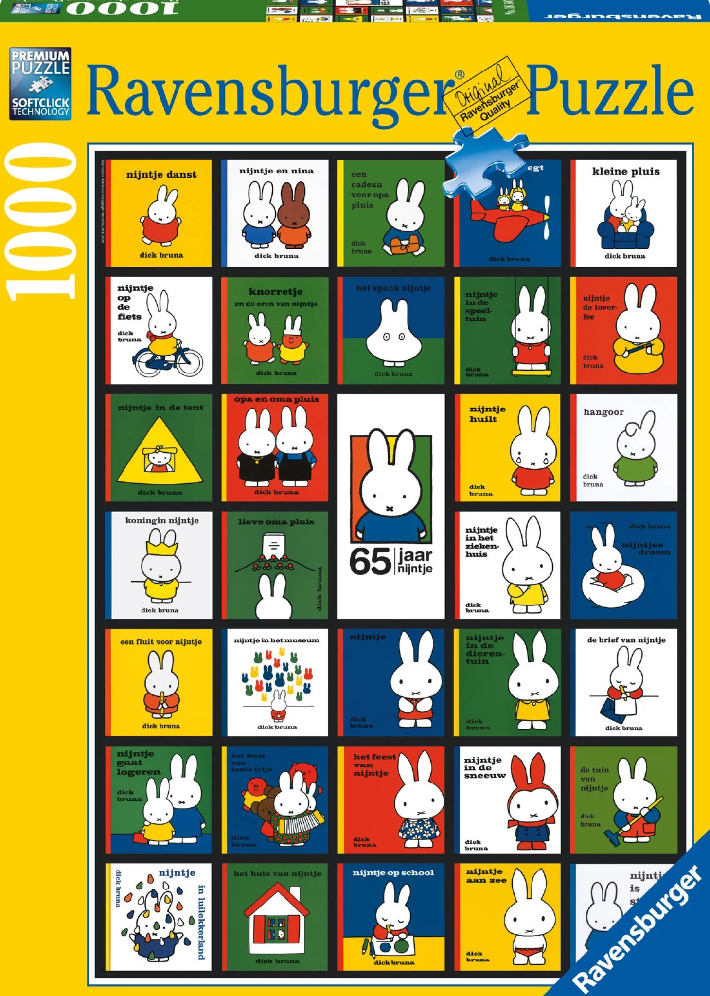 Ravensburger Le 65e anniversaire de Miffy - puzzle de 1000 pièces