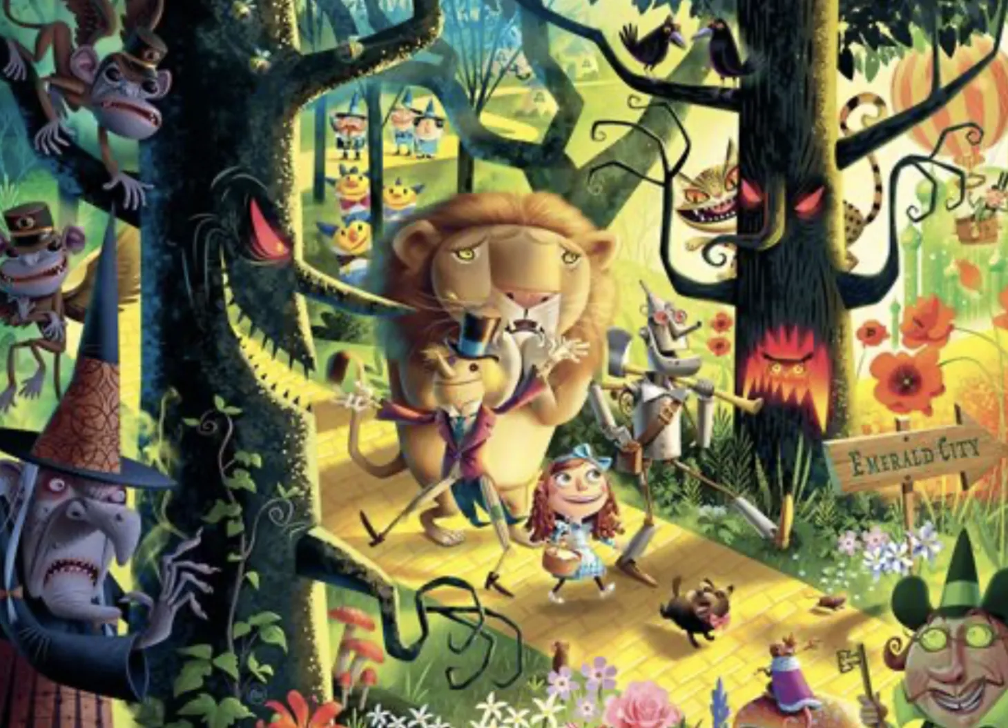 Ravensburger Le monde d'OZ - Dean MacAdam - puzzle de 1000 pièces