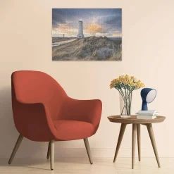 Ravensburger Le phare d'Akranes - Islande - puzzle de 1500 pièces