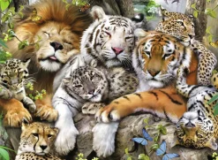 Ravensburger Le sommeil des tigres - puzzle de 200 pièces XXL