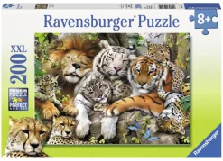 Ravensburger Le sommeil des tigres - puzzle de 200 pièces XXL