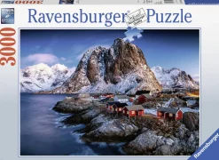 Ravensburger Le village norvégien de Hamnoy - puzzle de 3000 pièces
