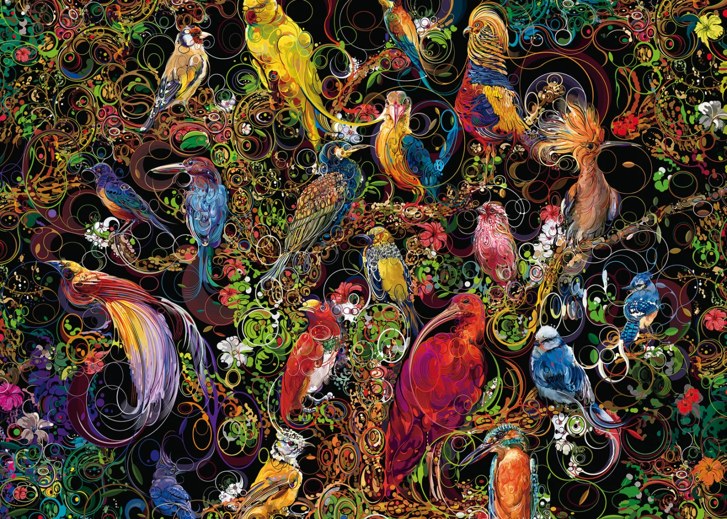 Ravensburger Les oiseaux d'art - puzzle de 1000 pièces
